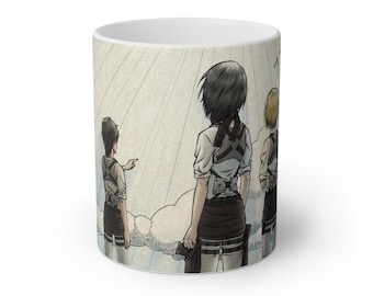 Tazza Attack On Titan, tazza anime, tazza Eren Yeager