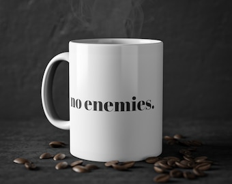 Vinland Saga mug, No enemies mug, Simplistic mug