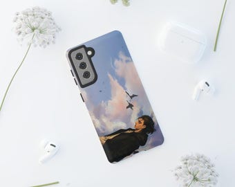 Funda para teléfono de Eren Yeager de Attack on Titan, funda resistente de anime