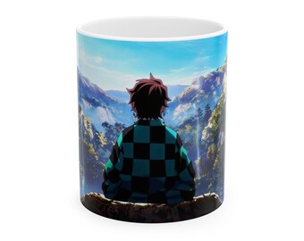 Taza de cerámica de Demon Slayer, Tanjiro Anime