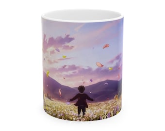 Taza de Ataque a los Titanes, taza de anime, taza de Eren Yeager