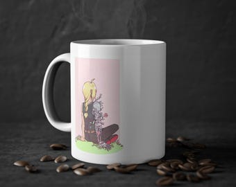 Fullmetal Alchemist Mug, Edward Elric Anime Gift