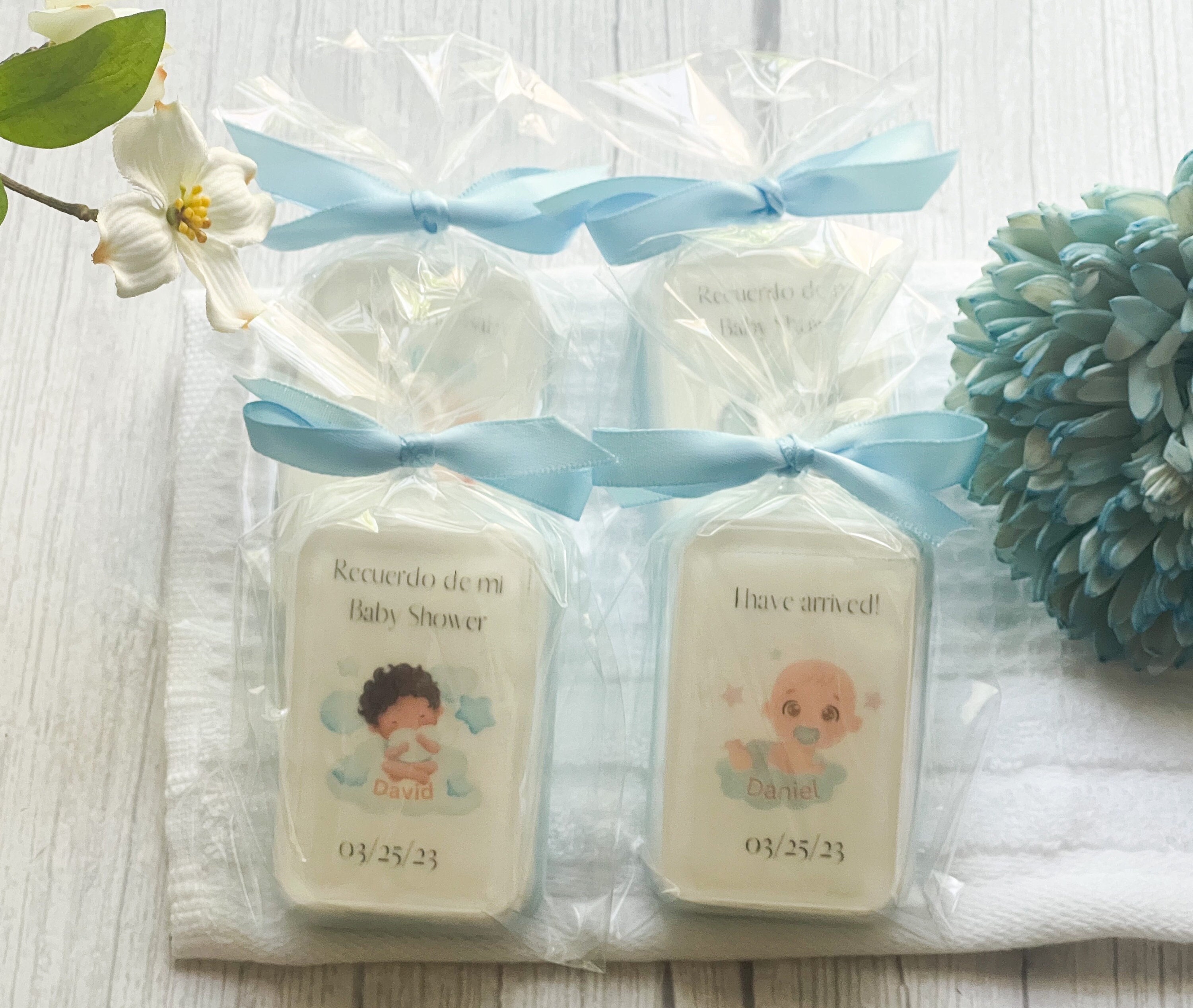 Baby Shower Soap Party Favors / Baby Shower Personalized Favors /baby