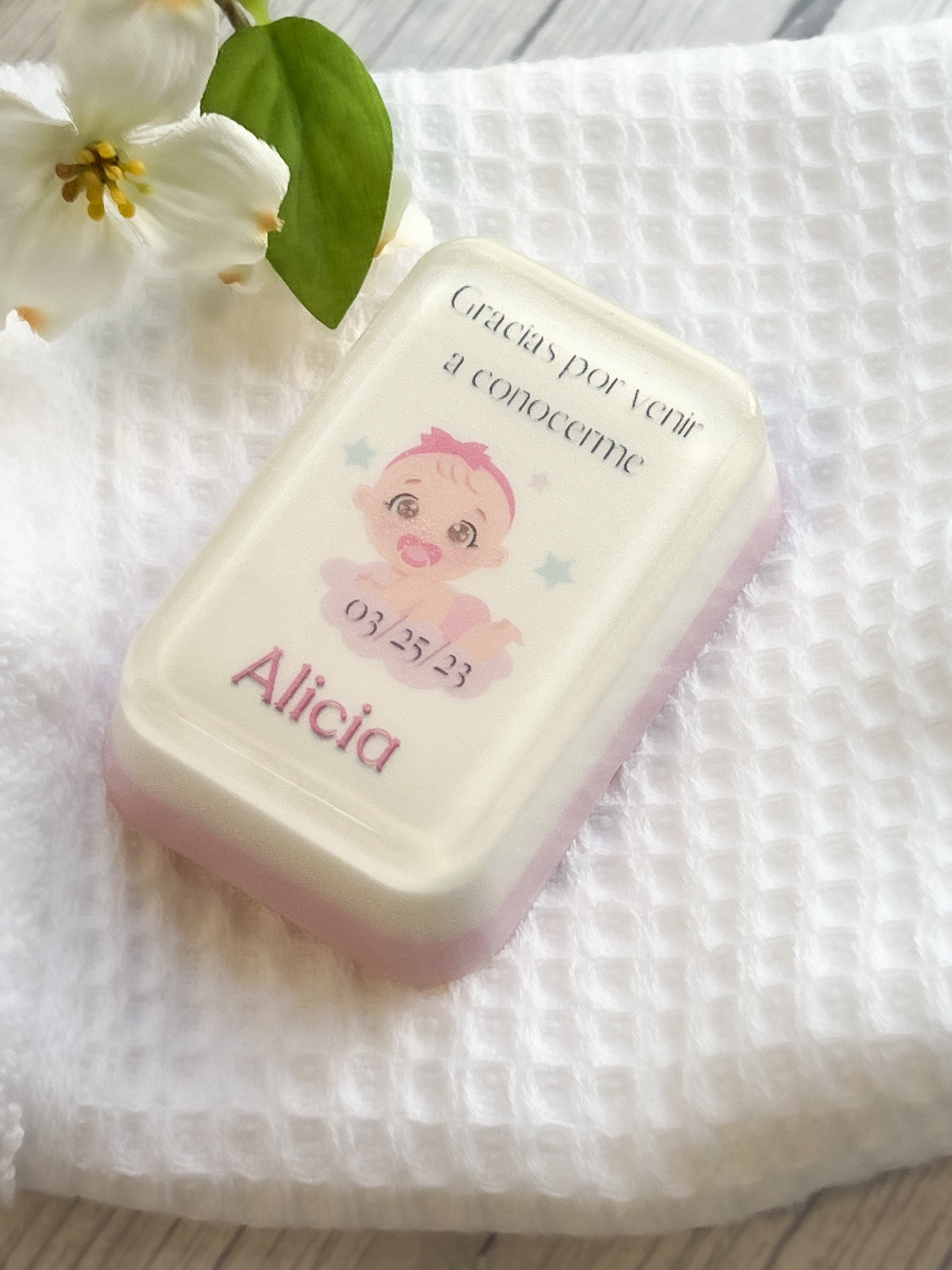 Baby Shower Soap Party Favors / Baby Shower Personalized Favors /baby