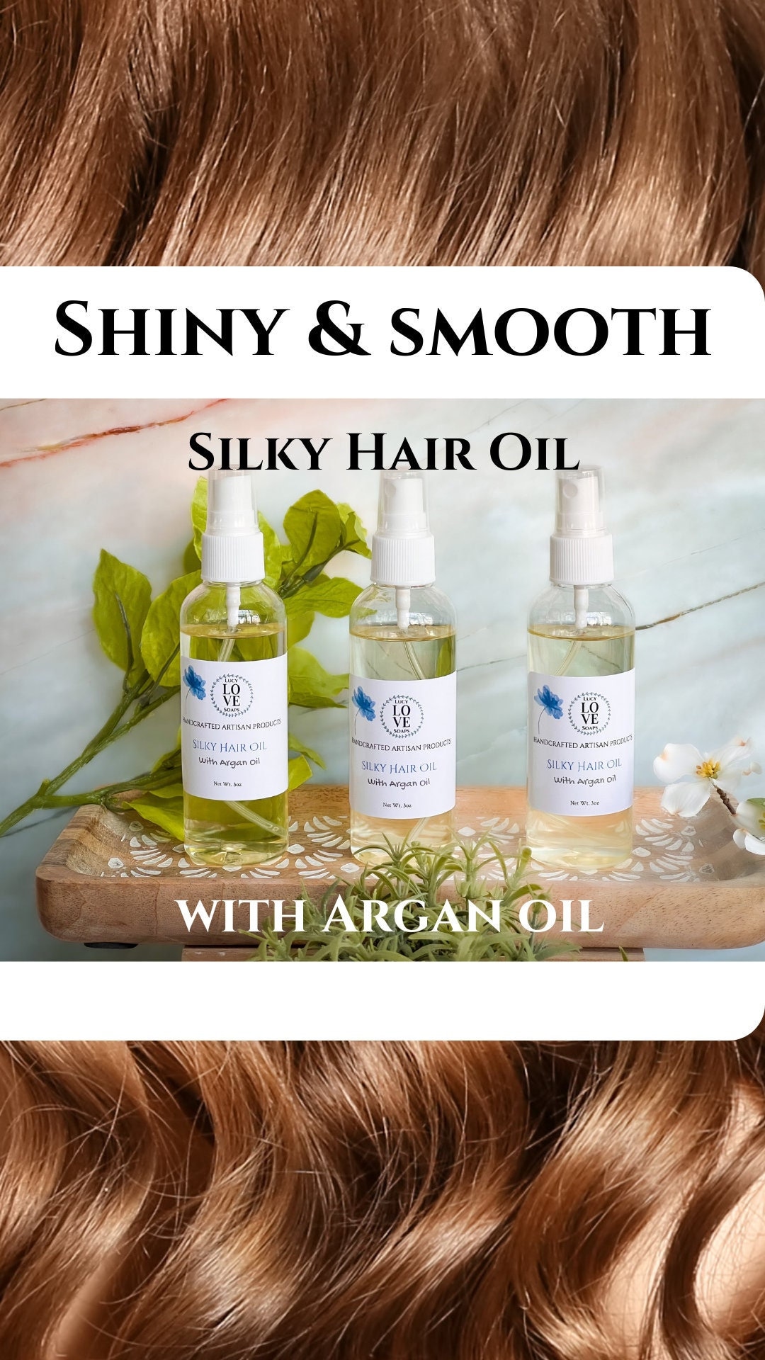 Buy Silky Hair Oil, Argan Oil, Natural Shine Enhancer, Frizz Control Oil,  Smooth and Silky Hair, Glossy Hair Formula, Hair Oil for All Hair Type