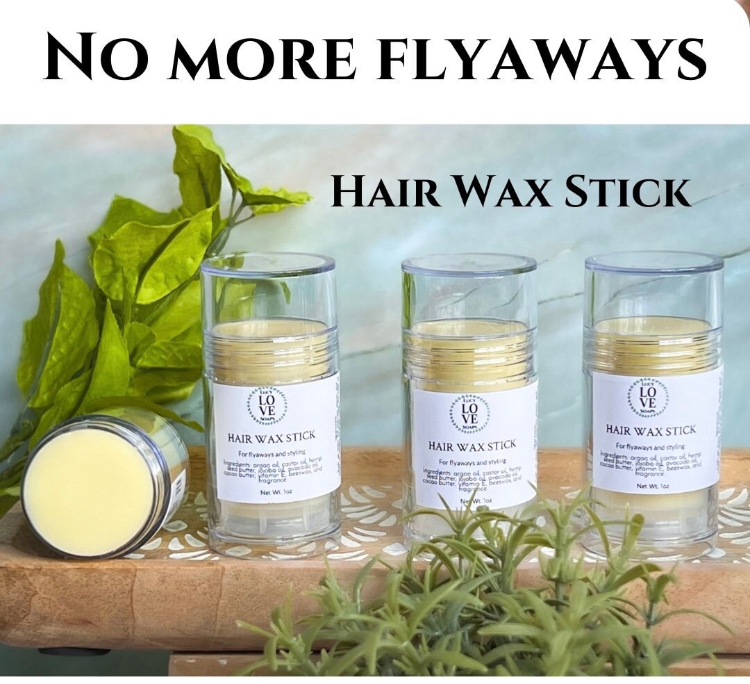 Hair Wax Stick With Argan Oil, Wax Stick for Flyaways, Edge Control, Hair  Wax Roll-on Stick, Hair Styling Wax, Natural Styling Wax 