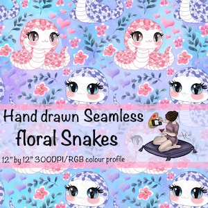Aquarelle multicolore transparente, fond mélangé serpents floraux, emballage de verre, papier peint, économiseur d'écran, papier numérique, dessin animé de serpents