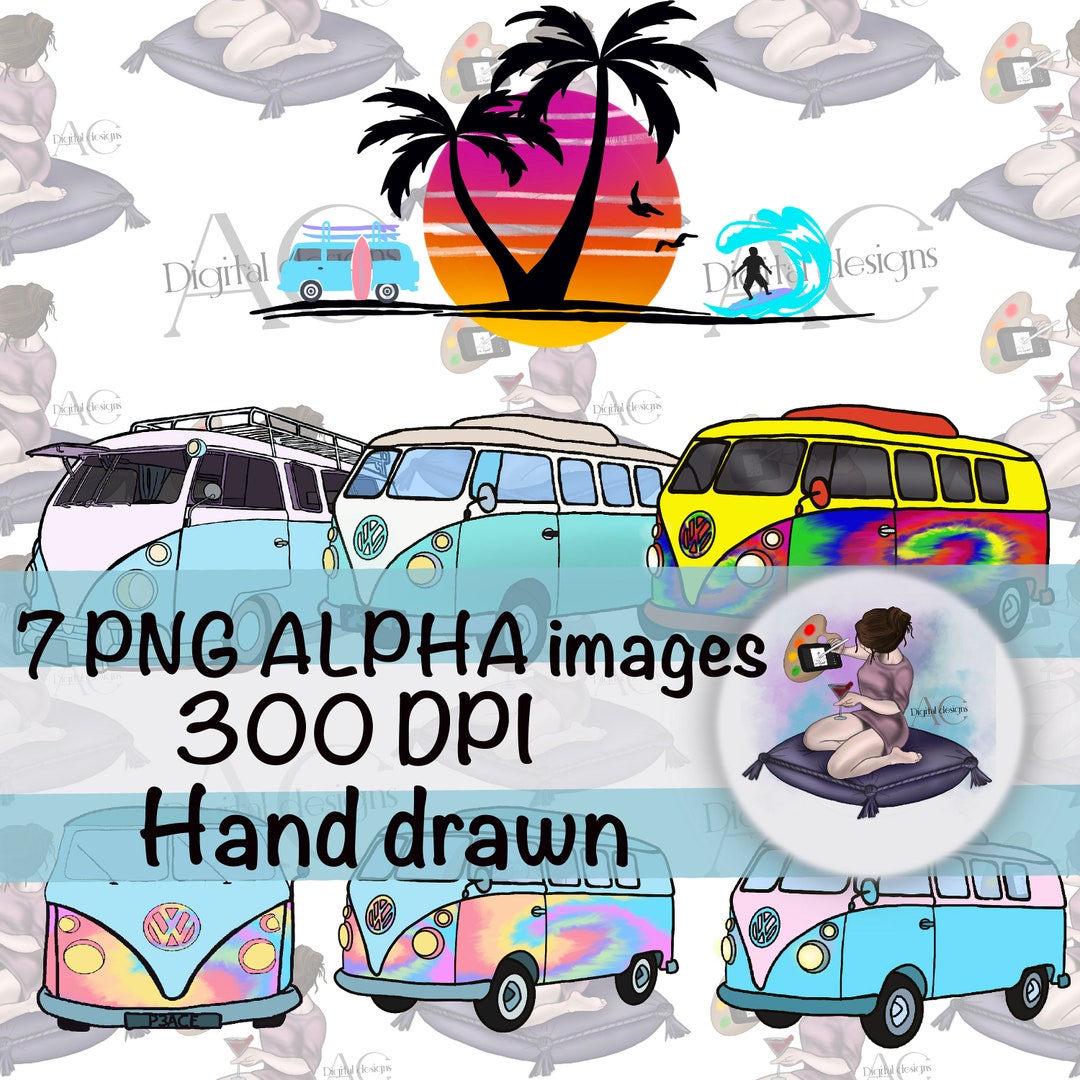 VW Clipart Png Volkswagen Png Clip Art for Sublimation - Etsy Canada