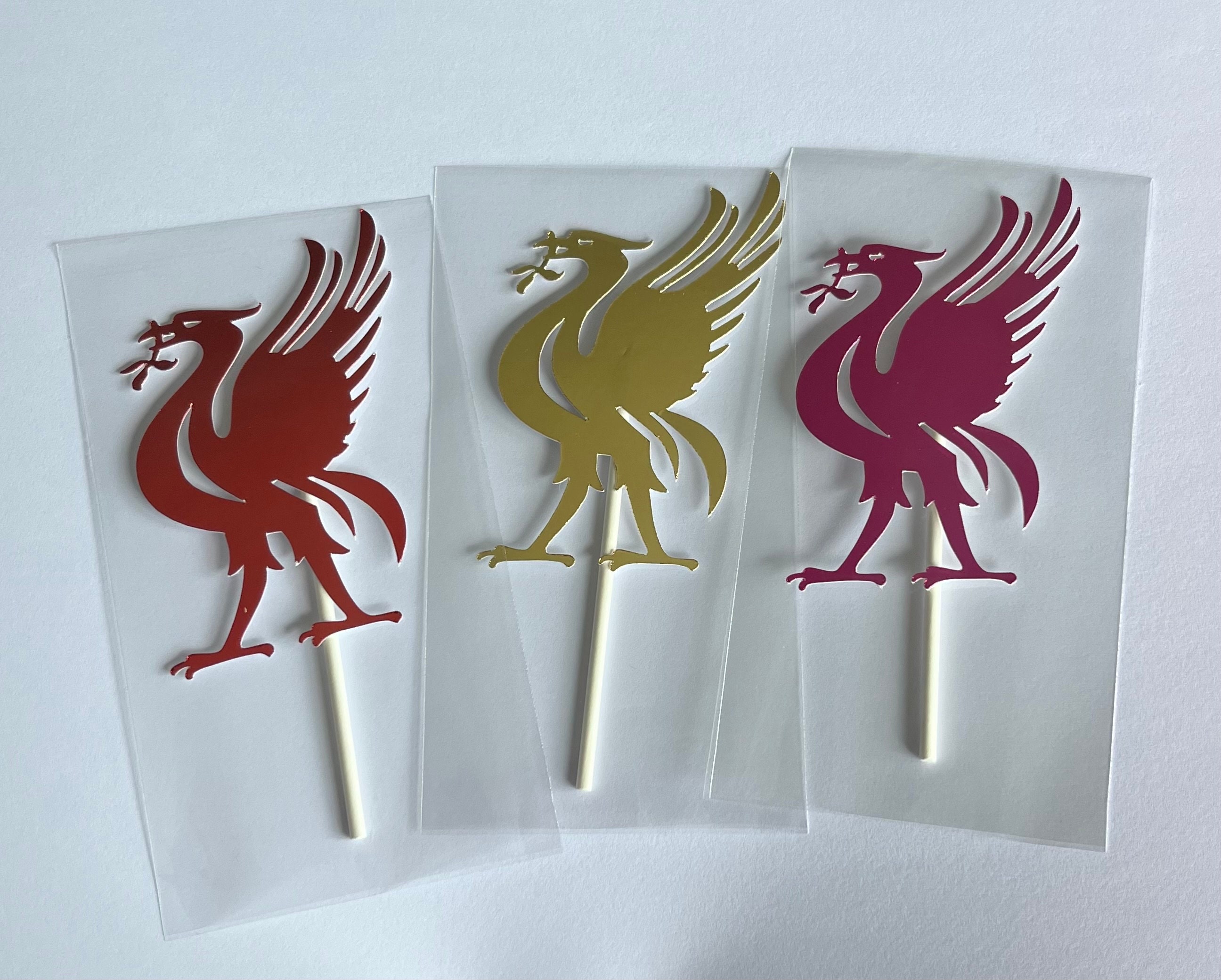10 X Liverpool Cupcake Toppers Football Cupcake Toppers Etsy