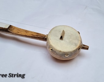 Premium Tumbi Handmade 18 inches Lightweight Professional Musical Folk Instruments Ektara Natural Kaddu wooden With Free String