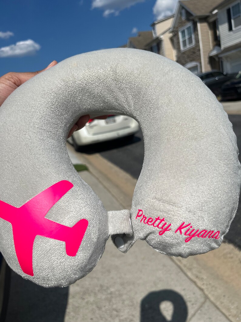 Personalized Neck Pillow. Custom Travel Pillow Etsy