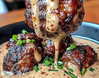 Korean BBQ Meatballs Recipe (Digital Download)