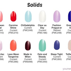 Color Street Solid Nail Strips | 100% Real Nail Polish | Made in the USA