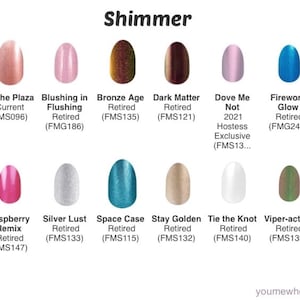 Color Street Shimmer Nail Strips | 100% Real Nail Polish | Made in the USA