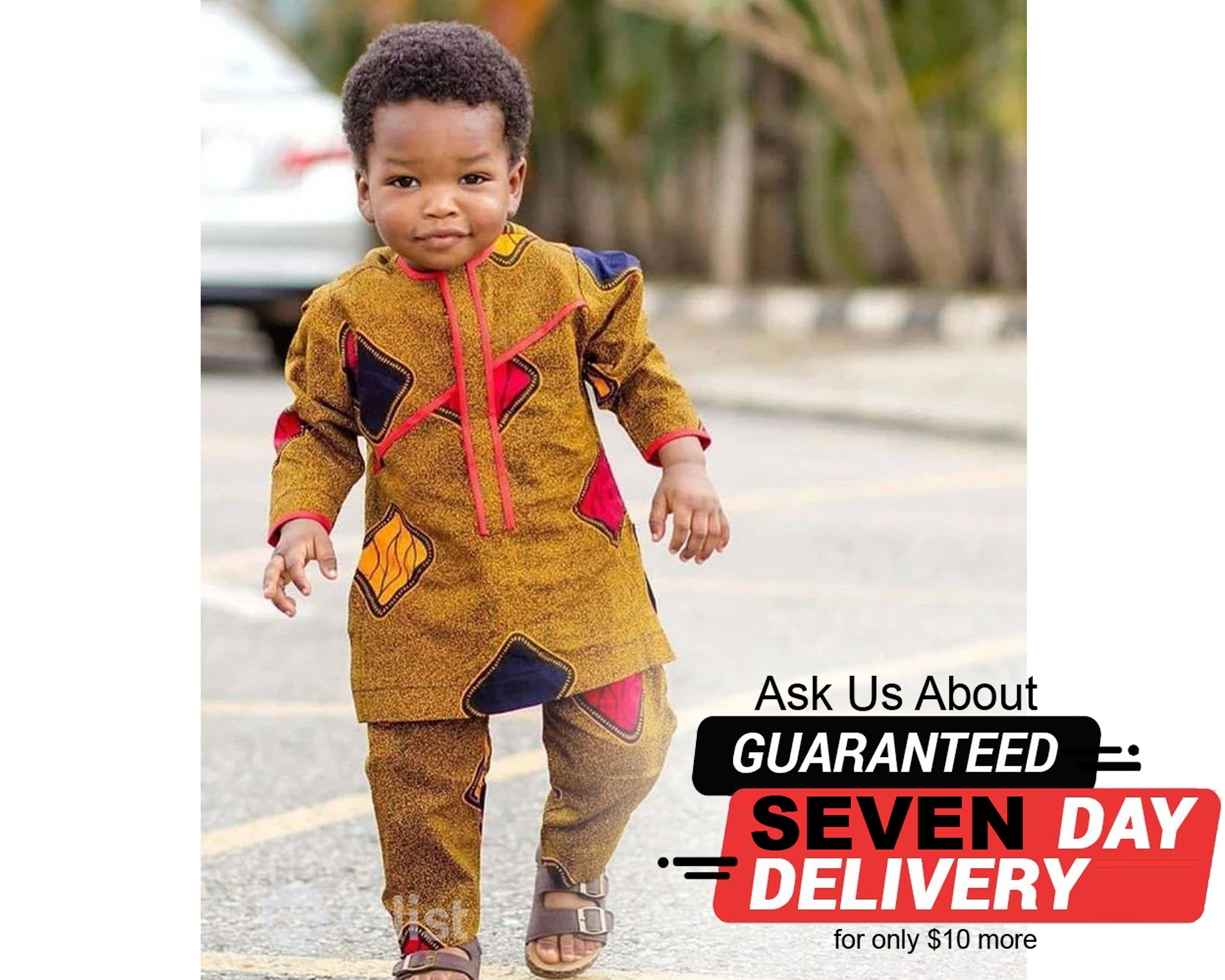 African Boys Outfit Boy's Clothing Fashion Casual Solid Etsy