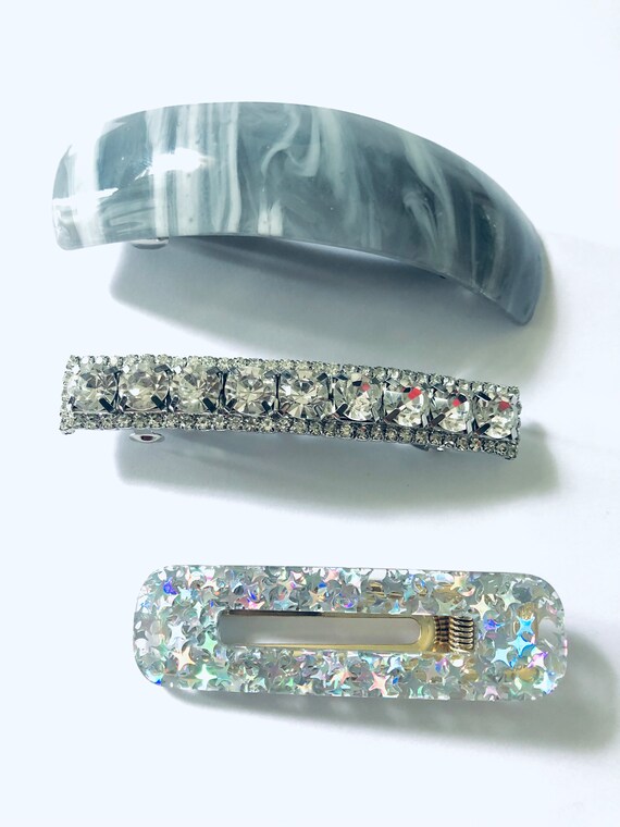 Damen Haarspange In Pfauenform Mit Strass, Rot - Mehrlagiges Französisches Haaraccessoire