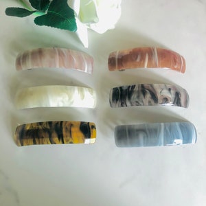 4” Non-Slip French Barrette | Free Mini Gold Grab Clip|Tortoise Shell Hair Clip Barrette | Geometric Hair Clip Barrettes | Hair Clip for Her