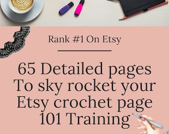 Etsy SEO Guide: Rank Crochet & Knitting First Page (Digital)