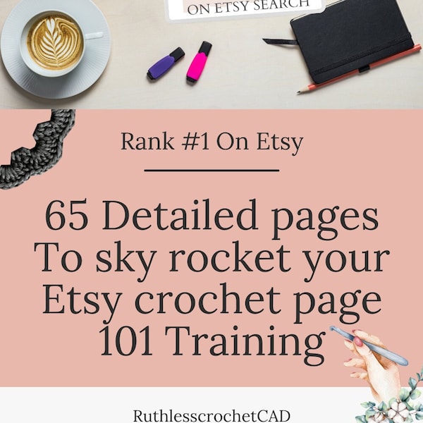 Etsy CEO - How To Sell Crochet / Knitting & Rank 1st On Etsy Search Page, How To Rank On Etsy Shop Seller Handbook