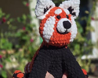 Red Panda Amigurumi Crochet Pattern - Intermediate (Digital Download)