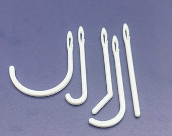 Self-Threading Darning Needles for crocheting and knitting, Chunky Yarn