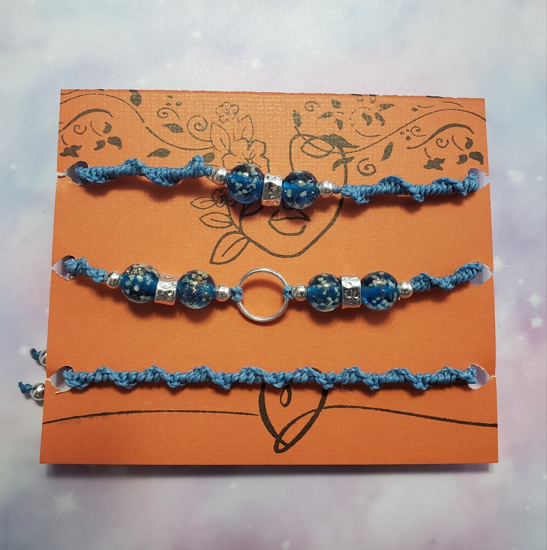 Glow in the Dark Macramé Bracelets - Etsy