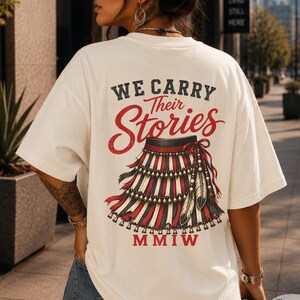 MMIW Shirt No More Stolen Sisters MMIP Native Owned MMIW Shirt Indigenous Shirt Resist Native Social Justice Shirt Ojibwe Navajo Apache