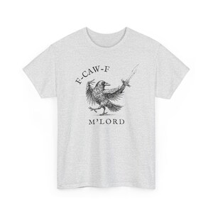 Knightcore Ren Faire Renaissance Fair Castlecore Knight Shirt Medieval Shirt Fcawf Medieval Inspired Crow Shirt Raven Shirt image 9