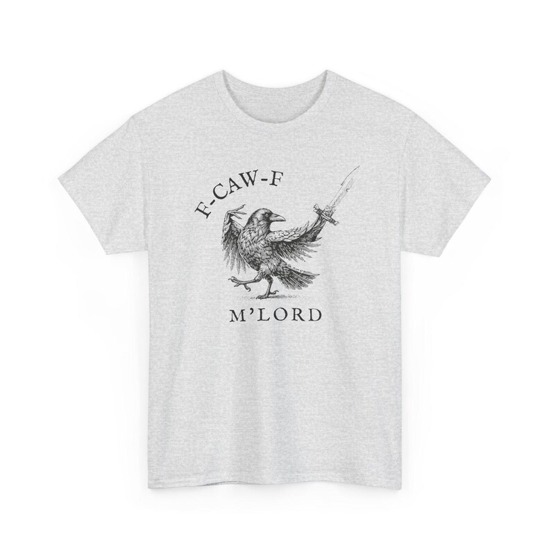 Knightcore Ren Faire Renaissance Fair Castlecore Knight Shirt Medieval Shirt Fcawf Medieval Inspired Crow Shirt Raven Shirt image 9