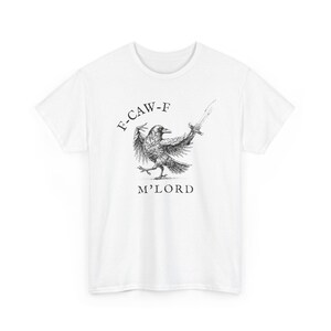 Knightcore Ren Faire Renaissance Fair Castlecore Knight Shirt Medieval Shirt Fcawf Medieval Inspired Crow Shirt Raven Shirt image 8
