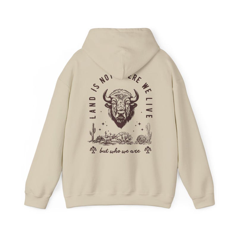 Ojibwe Shirt Thunderbird Bison Hoodie Buffalo Hoodie Native American No One Is Illegal Stolen Land Bison Haida Wild West Aztec Shirt Lakota image 8