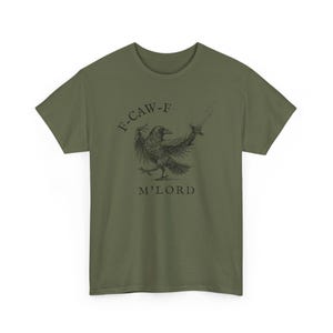 Knightcore Ren Faire Renaissance Fair Castlecore Knight Shirt Medieval Shirt Fcawf Medieval Inspired Crow Shirt Raven Shirt image 11