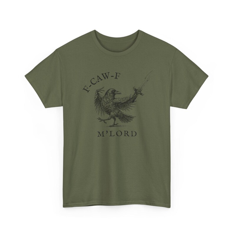 Knightcore Ren Faire Renaissance Fair Castlecore Knight Shirt Medieval Shirt Fcawf Medieval Inspired Crow Shirt Raven Shirt image 11