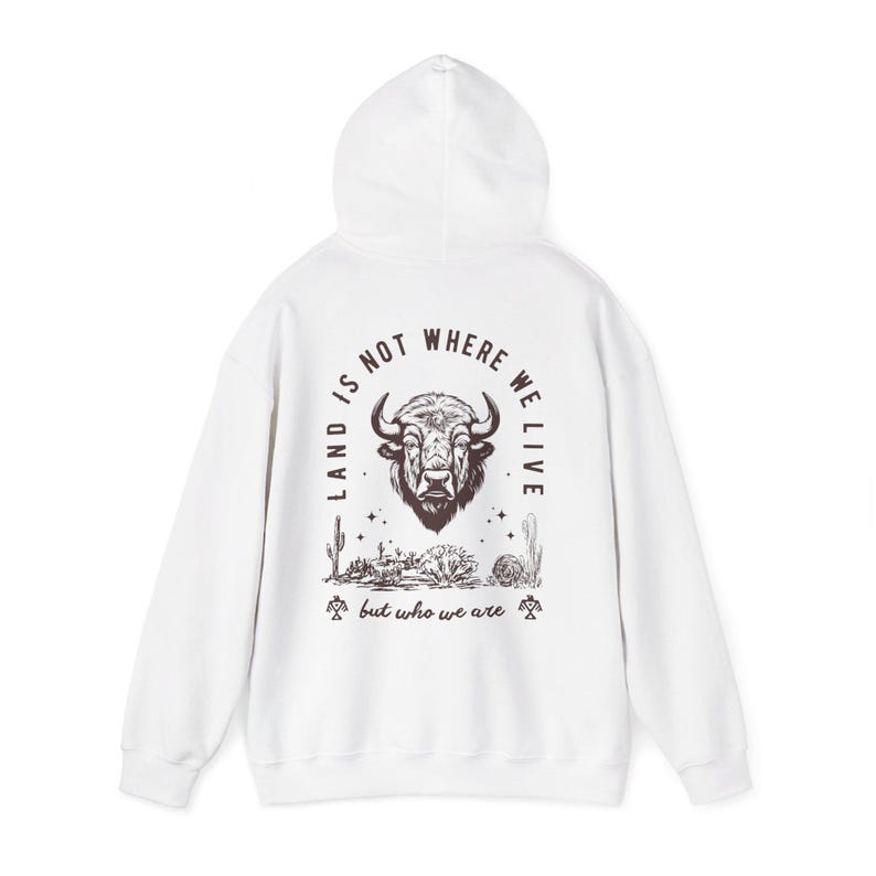 Ojibwe Shirt Thunderbird Bison Hoodie Buffalo Hoodie Native American No One Is Illegal Stolen Land Bison Haida Wild West Aztec Shirt Lakota image 10