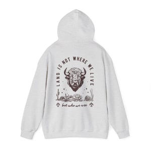Ojibwe Shirt Thunderbird Bison Hoodie Buffalo Hoodie Native American No One Is Illegal Stolen Land Bison Haida Wild West Aztec Shirt Lakota image 11