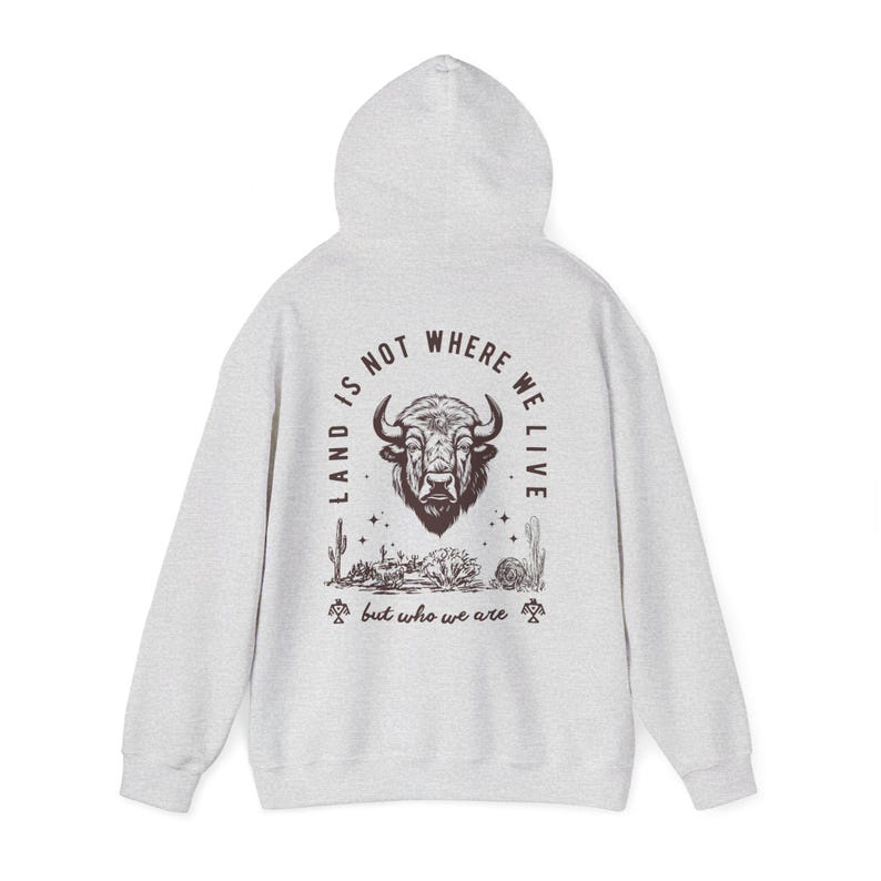 Ojibwe Shirt Thunderbird Bison Hoodie Buffalo Hoodie Native American No One Is Illegal Stolen Land Bison Haida Wild West Aztec Shirt Lakota image 11