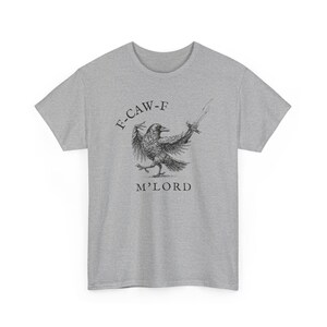 Knightcore Ren Faire Renaissance Fair Castlecore Knight Shirt Medieval Shirt Fcawf Medieval Inspired Crow Shirt Raven Shirt image 10