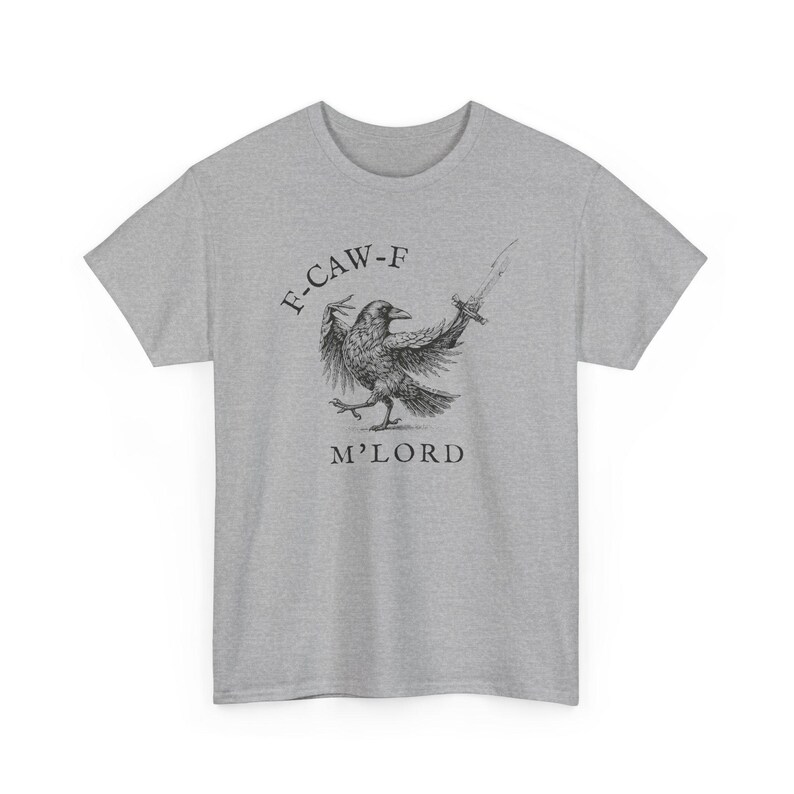 Knightcore Ren Faire Renaissance Fair Castlecore Knight Shirt Medieval Shirt Fcawf Medieval Inspired Crow Shirt Raven Shirt image 10