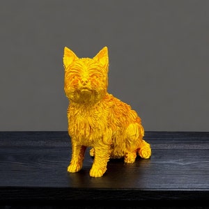 Yorkshire Terrier Dog Statue, Cute Yorkie Dog Statue, Perfect Gift For Yorkie Lovers