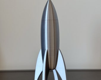Rocket Ship IWG I.W.G. Silver Red As is | eBay
