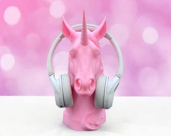 Unicorn Headphones Stand, Magical Unicorn Headphones Holder, Perfect Fantasy Gamer Gift