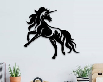 Unicorn Wall Decoration, Unicorn Hanging Wall Decor, Unicorn Wall Art