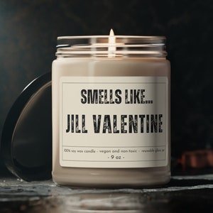 Valentine Jill Candle, Resident Gifts, Evil Game Gift, Re4 Remake, Resident Game, Funny Videogame Gift, Gaming Gifts for Him, Gifts for Her