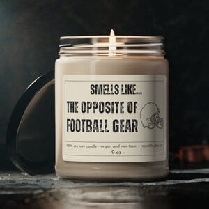 Funny Football Candle, Football Coach Gift, Football Mama, Football Mom, Football Season, End of Season Gift, Football Player, Coach Gift
