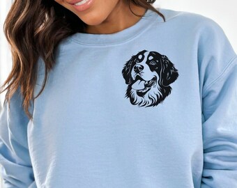 Berner Sennenhund Sweatshirt, Berner Sennenhund Geschenke, Berner Hund, Berner Hundemutter, Berner Mutter, Hundeliebhaber Shirt Hundemutter