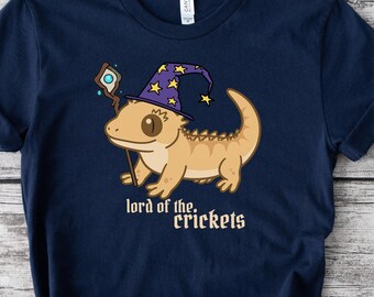 Crested Gecko Shirt, Crested Gecko, Crestie Lover, Gecko Lover Gift, Reptile Lover Shirt, Cute Crested Gecko, Wizard Lizard, Mage Reptile