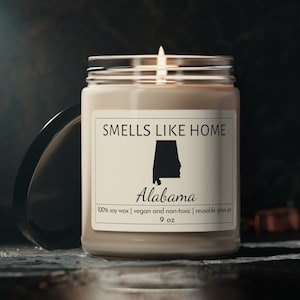 Alabama Candle, Birmingham Alabama, Huntsville AL, Montgomery, Alabama Gifts, House Warming Gift, Going Away Gifts, New Homeowner Gift