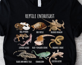 Reptile Lover Shirt, Reptile Gifts, Reptile Owner, Snake Shirt, Lizard Lover, Turtle Owner, Bearded Dragon, Leopard Gecko Shirt, Turtle Tee
