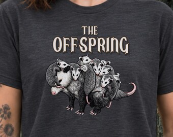 The Offspring Shirt, Funny Possum Shirt, Punk Band Parody Tee, Baby Opossum Shirt, Virginia Opossum, 90s Punk Rock Tee, Wildlife Lover Gift