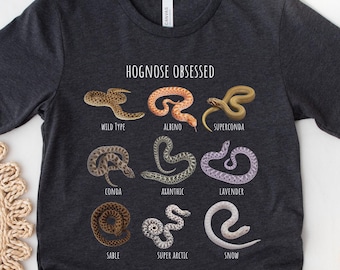 Hognose Snakes Shirt, Hognose Snake, Western Hognose, Snake Lover Gift, Snake Mom Reptile Lover Gift, Snake Tshirt, Hognose Youth Kids Shirt